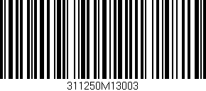 Código de barras (EAN, GTIN, SKU, ISBN): '311250M13003'