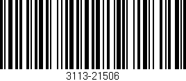 Código de barras (EAN, GTIN, SKU, ISBN): '3113-21506'