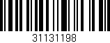 Código de barras (EAN, GTIN, SKU, ISBN): '31131198'