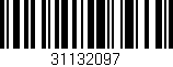 Código de barras (EAN, GTIN, SKU, ISBN): '31132097'