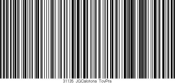 Código de barras (EAN, GTIN, SKU, ISBN): '31135_JGCalotona_ToyPra'