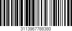 Código de barras (EAN, GTIN, SKU, ISBN): '3113967788380'