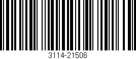 Código de barras (EAN, GTIN, SKU, ISBN): '3114-21506'