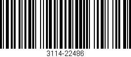 Código de barras (EAN, GTIN, SKU, ISBN): '3114-22486'