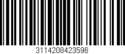 Código de barras (EAN, GTIN, SKU, ISBN): '3114208423596'