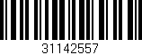 Código de barras (EAN, GTIN, SKU, ISBN): '31142557'