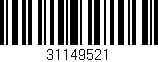 Código de barras (EAN, GTIN, SKU, ISBN): '31149521'