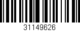 Código de barras (EAN, GTIN, SKU, ISBN): '31149626'