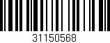 Código de barras (EAN, GTIN, SKU, ISBN): '31150568'