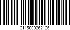 Código de barras (EAN, GTIN, SKU, ISBN): '3115083262126'