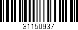 Código de barras (EAN, GTIN, SKU, ISBN): '31150937'