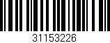 Código de barras (EAN, GTIN, SKU, ISBN): '31153226'