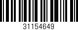 Código de barras (EAN, GTIN, SKU, ISBN): '31154649'