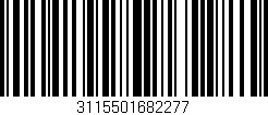 Código de barras (EAN, GTIN, SKU, ISBN): '3115501682277'