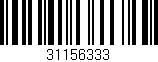 Código de barras (EAN, GTIN, SKU, ISBN): '31156333'