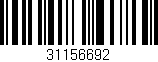 Código de barras (EAN, GTIN, SKU, ISBN): '31156692'