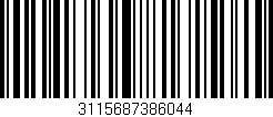 Código de barras (EAN, GTIN, SKU, ISBN): '3115687386044'
