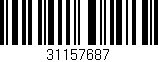 Código de barras (EAN, GTIN, SKU, ISBN): '31157687'