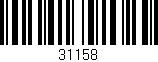 Código de barras (EAN, GTIN, SKU, ISBN): '31158'