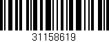 Código de barras (EAN, GTIN, SKU, ISBN): '31158619'