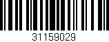 Código de barras (EAN, GTIN, SKU, ISBN): '31159029'