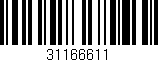 Código de barras (EAN, GTIN, SKU, ISBN): '31166611'