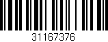 Código de barras (EAN, GTIN, SKU, ISBN): '31167376'