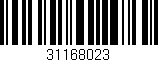 Código de barras (EAN, GTIN, SKU, ISBN): '31168023'