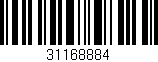 Código de barras (EAN, GTIN, SKU, ISBN): '31168884'