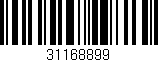 Código de barras (EAN, GTIN, SKU, ISBN): '31168899'
