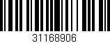 Código de barras (EAN, GTIN, SKU, ISBN): '31168906'