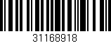 Código de barras (EAN, GTIN, SKU, ISBN): '31168918'