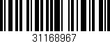 Código de barras (EAN, GTIN, SKU, ISBN): '31168967'