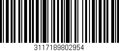 Código de barras (EAN, GTIN, SKU, ISBN): '3117189802954'