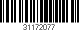 Código de barras (EAN, GTIN, SKU, ISBN): '31172077'