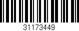 Código de barras (EAN, GTIN, SKU, ISBN): '31173449'