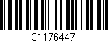 Código de barras (EAN, GTIN, SKU, ISBN): '31176447'