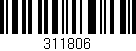 Código de barras (EAN, GTIN, SKU, ISBN): '311806'