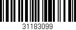 Código de barras (EAN, GTIN, SKU, ISBN): '31183099'