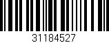 Código de barras (EAN, GTIN, SKU, ISBN): '31184527'