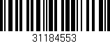 Código de barras (EAN, GTIN, SKU, ISBN): '31184553'