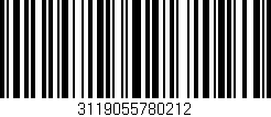 Código de barras (EAN, GTIN, SKU, ISBN): '3119055780212'