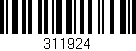 Código de barras (EAN, GTIN, SKU, ISBN): '311924'