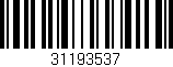 Código de barras (EAN, GTIN, SKU, ISBN): '31193537'