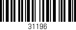 Código de barras (EAN, GTIN, SKU, ISBN): '31196'