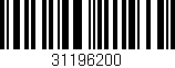 Código de barras (EAN, GTIN, SKU, ISBN): '31196200'
