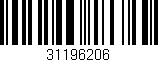 Código de barras (EAN, GTIN, SKU, ISBN): '31196206'