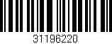Código de barras (EAN, GTIN, SKU, ISBN): '31196220'