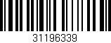 Código de barras (EAN, GTIN, SKU, ISBN): '31196339'