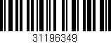 Código de barras (EAN, GTIN, SKU, ISBN): '31196349'